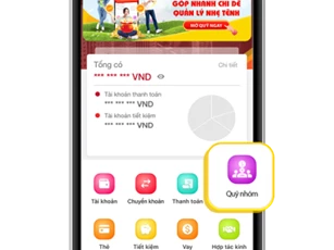 Góp quỹ dễ dàng, sao kê rõ ràng qua tính năng Quỹ nhóm của HDBank