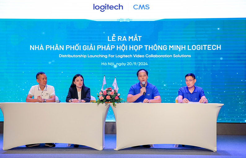 Logitech bắt tay CMS đưa giải pháp hội họp thông minh tới các doanh nghiệp