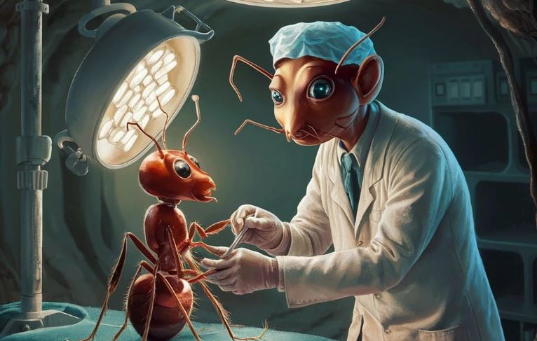 Bên trong "phòng mổ dã chiến" của loài kiến: Có bác sĩ, thuốc kháng sinh và một phác đồ cắt cụt chi