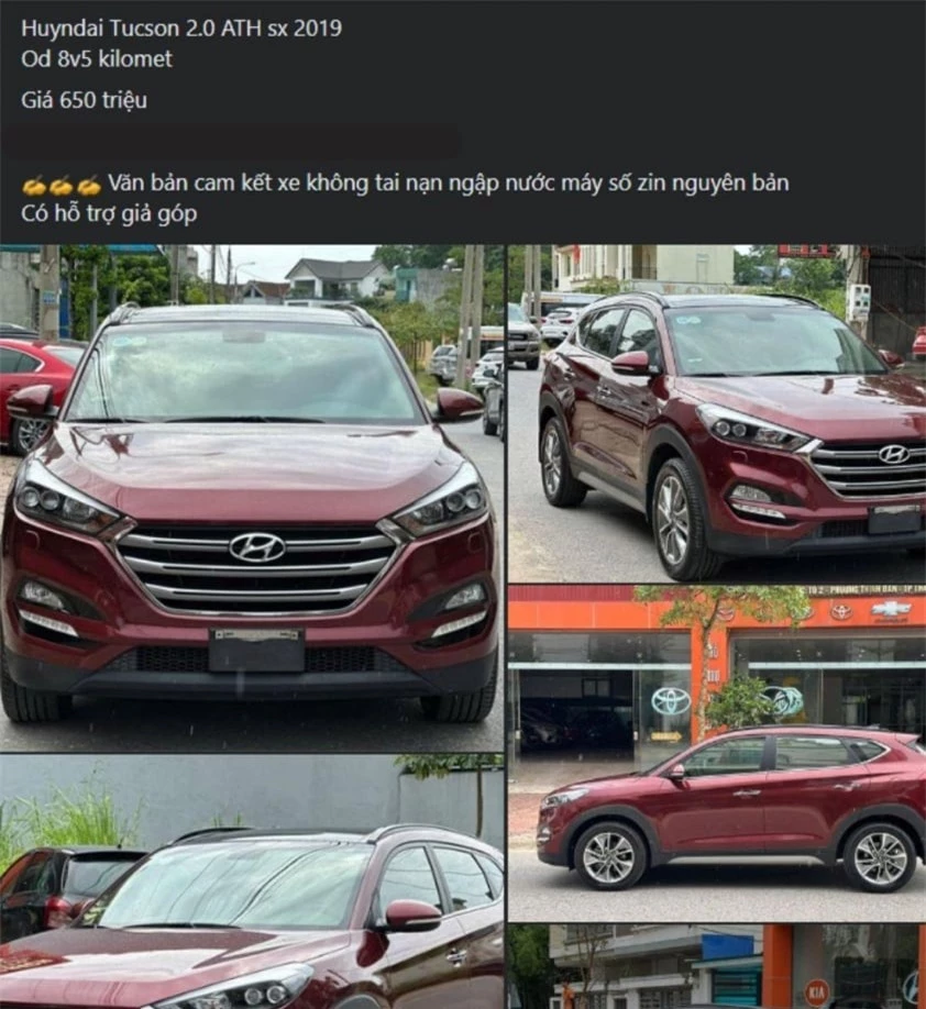 Bất ngờ giá bán của Hyundai Tucson 2019 sau 5 năm sử dụng tại Việt Nam 532099