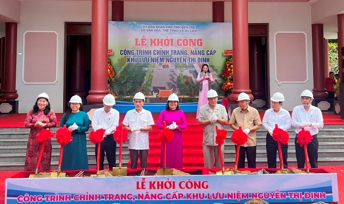 Trùng tu, nâng cấp khu lưu niệm Nữ tướng Nguyễn Thị Định