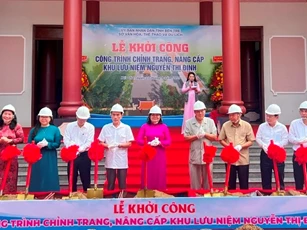 Trùng tu, nâng cấp khu lưu niệm Nữ tướng Nguyễn Thị Định