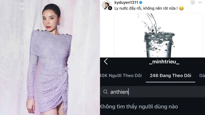 Minh Tri&#x1EC7;u ti&#x1EBF;p t&#x1EE5;c unfollow &#x110;o&#xE0;n Thi&#xEA;n &#xC2;n, K&#x1EF3; Duy&#xEA;n kh&#xF4;ng c&#xF2;n im l&#x1EB7;ng