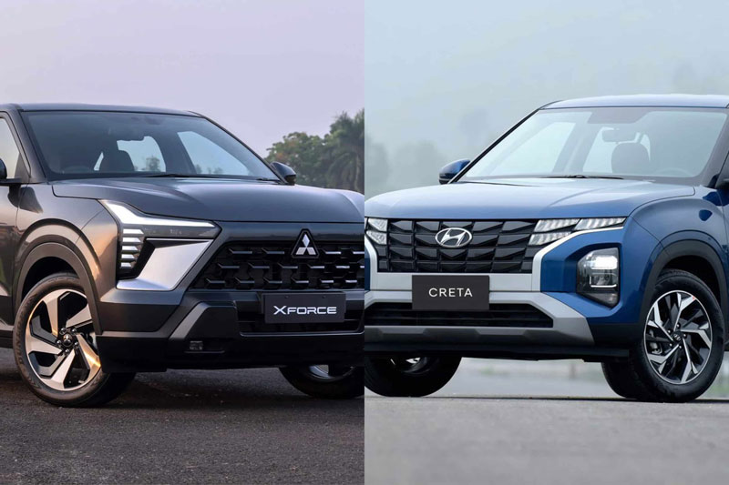 Mua xe SUV tầm giá 700 triệu đồng, chọn Mitsubishi Xforce hay Hyundai Creta?