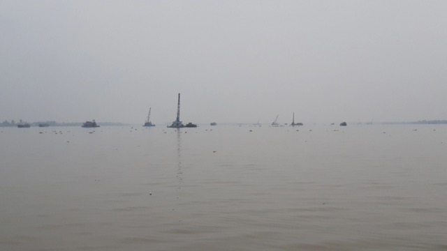 Công ty Trung Hưng bị phạt hơn 9 tỷ đồng do khai thác cát sông trái phép