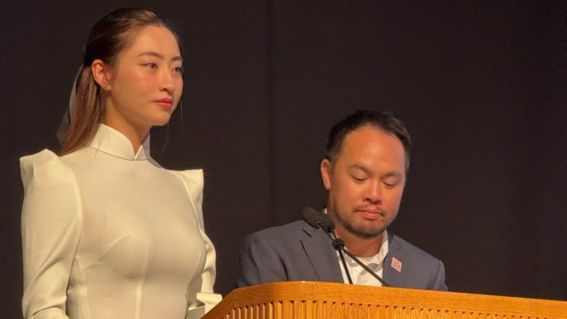 Hoa hậu Lương Thùy Linh làm MC sự kiện xúc tiến du lịch ở Mỹ do Bộ Văn hóa tổ chức