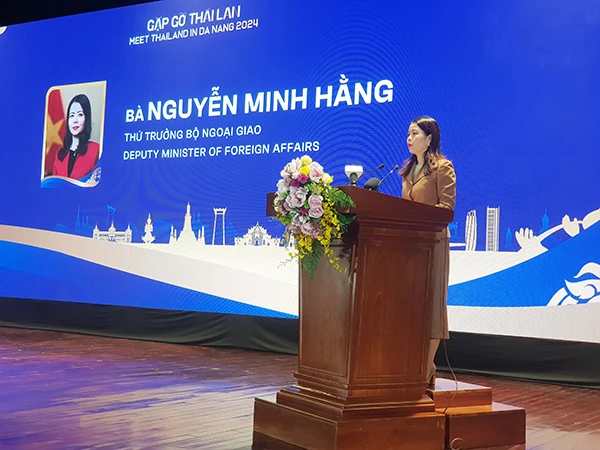 Thứ trưởng Bộ Ngoại giao Nguyễn Minh Hằng phát biểu tại "Gặp gỡ Thái Lan 2024".