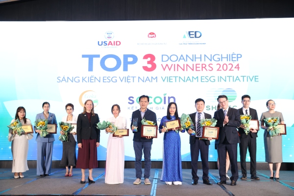 Vinh danh các doanh nghiệp chiến thắng chương trình “Sáng kiến ESG Việt Nam 2024”