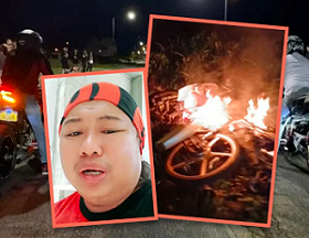 Con trai thường xuyên đi ‘cháy phố’, cha ruột thẳng tay đốt xe máy, hành động gây ra nhiều tranh cãi