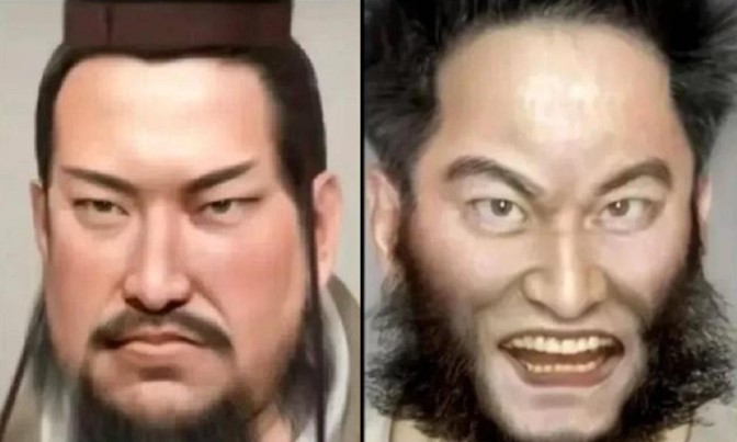 Phục chế chân dung 1 số danh nhân Trung Quốc: Tần Thủy Hoàng được khen 'lố', Trương Phi quá đáng sợ