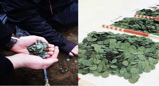 Người nông dân đang cày ruộng đụng vỡ chiếc vại cổ, không ngờ bên trong là kho báu giá trị khủng