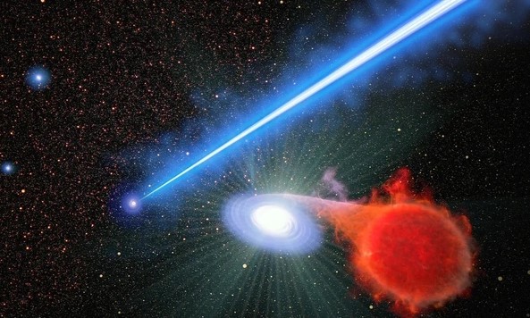 Phóng ra từ lỗ đen, "rồng xanh" kinh dị khiến mọi thứ phát nổ