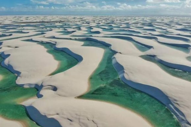 Sa mạc 'kì lạ' nhất trên trái đất, có nhiều nước hơn cát. Dù không có cỏ mọc nhưng lại có những ao đầy cá và tôm