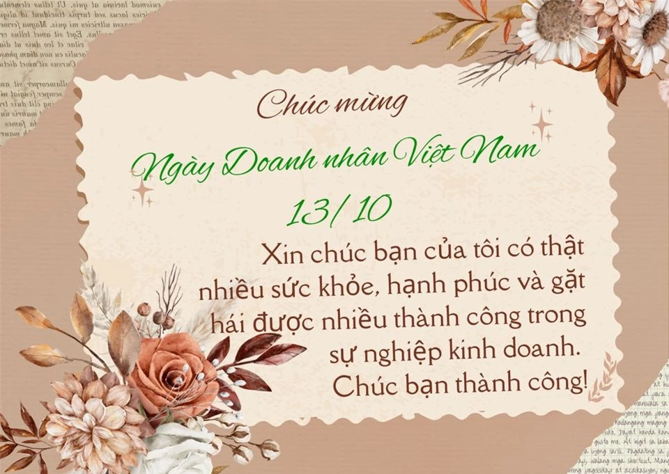 Lời chúc đối tác, bạn bè hay, ý nghĩa nhân Ngày Doanh nhân Việt Nam 13/10/2024