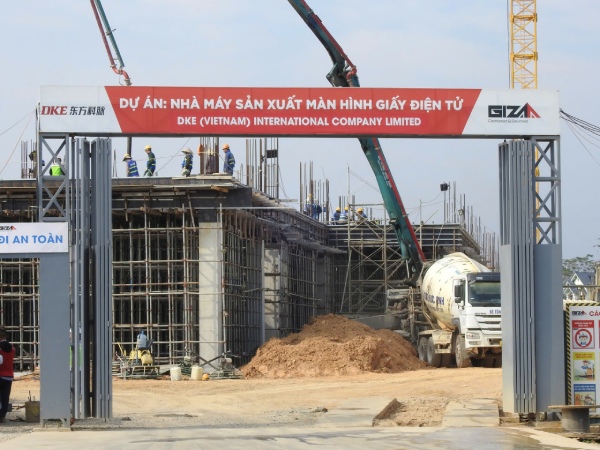 Phú Thọ: Thi công nhà máy Dongfang KeMai không phép, công ty Quốc tế DKE bị xử phạt