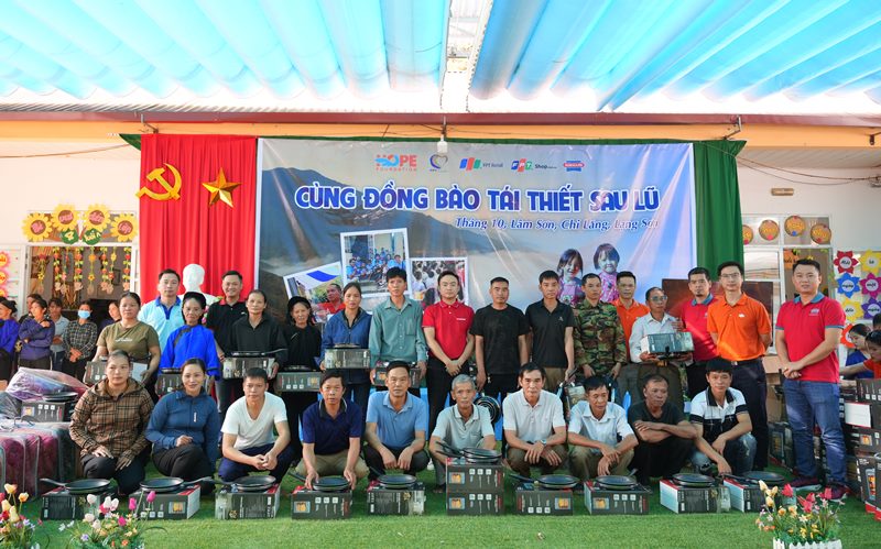 Hỗ trợ người dân Lạng Sơn tái thiết cuộc sống sau bão Yagi