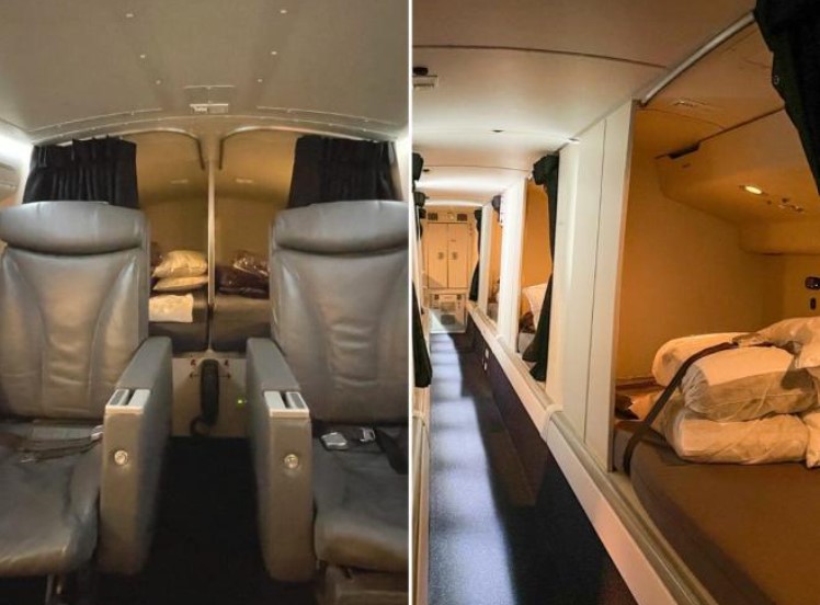 Phi công và tiếp viên hàng không ngủ ở đâu trên máy bay trong những chuyến bay dài? Bí mật không ngờ khi đột nhập chỗ ngủ của họ