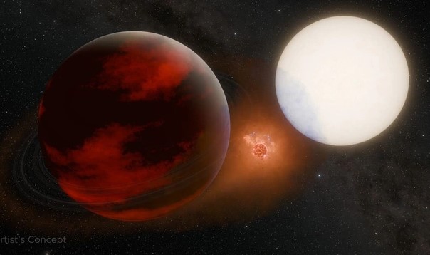 Lần đầu tiên phát hiện hành tinh lạ có "mặt trăng lửa"