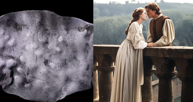 Phát hiện tấm bảng chì cổ khắc 'lời nguyền' chia rẽ tình cảm của một cặp đôi thời Trung cổ