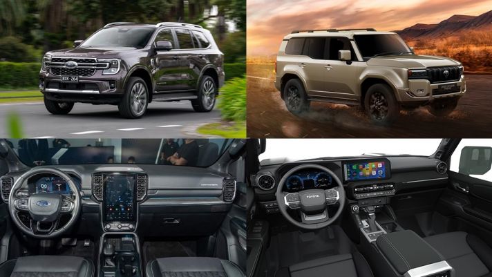 So sánh Ford Everest và Toyota Land Prado LC 250 2025: Kẻ thích thực dụng, người chọn giá trị cốt lõi