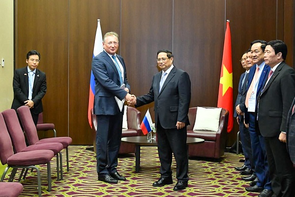 Thủ tướng Phạm Minh Chính tiếp Tổng Giám đốc Tập đoàn Zarubezhneft, Nga