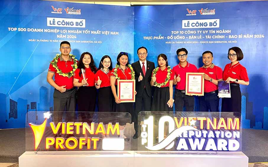 Dai-ichi Việt Nam tiếp tục được vinh danh trong nhóm doanh nghiệp đạt lợi nhuận tốt nhất