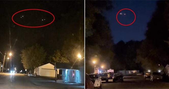 Người dân phát hiện 1 dàn UFO gần căn cứ quân sự, nơi ‘tàu mẹ’ bí ẩn từng xuất hiện