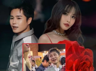 Phản ứng gây ngỡ ngàng của Tăng Duy Tân khi được Hải Triều chúc 'trăm năm hạnh phúc' với Bích Phương
