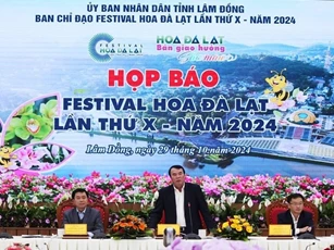 Lâm Đồng dự kiến đón 2 triệu du khách trong tháng cao điểm Festival hoa Đà Lạt