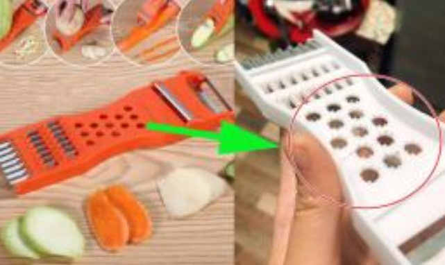 Lỗ tròn trên dao nạo không chỉ làm cho đẹp mà có 5 công dụng ít người biết