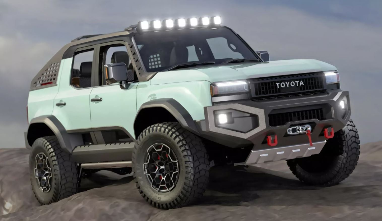 Ngắm Toyota Land Cruiser phong cách bán tải đầy cá tính