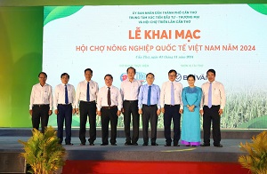 Khai mạc hội chợ Nông nghiệp quốc tế Việt Nam 2024