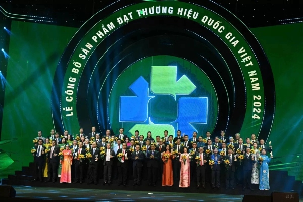 359 sản phẩm của 190 doanh nghiệp được vinh danh Thương hiệu quốc gia năm 2024