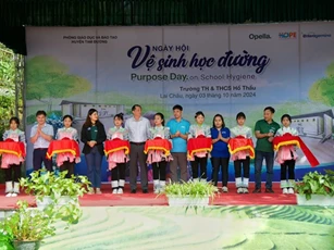 Khánh thành 20 công trình vệ sinh học đường tại Yên Bái, Lào Cai - dấu ấn trong dự án chung tay từ Long Châu và khách hàng