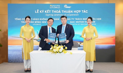 MG Việt Nam bắt tay Vietnam Airlines nâng cao trải nghiệm khách hàng