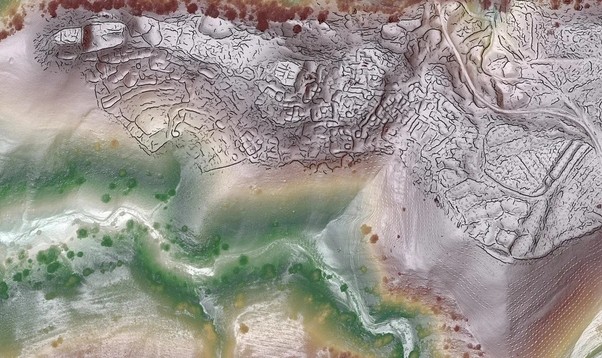 Hai "thành phố ma" Trung Á bất ngờ hiện hình dưới tia laser