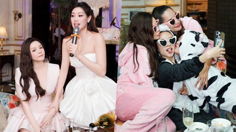 Lý Nhã Kỳ "chịu chơi" tổ chức tiệc độc thân xa hoa cho Hoa hậu Khánh Vân