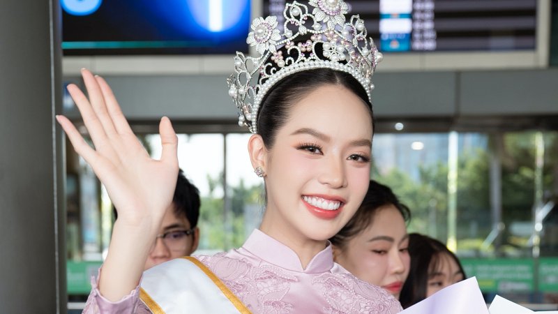 Hoa hậu Thanh Thủy trở về Việt Nam sau khi giành vương miện Miss International 2024