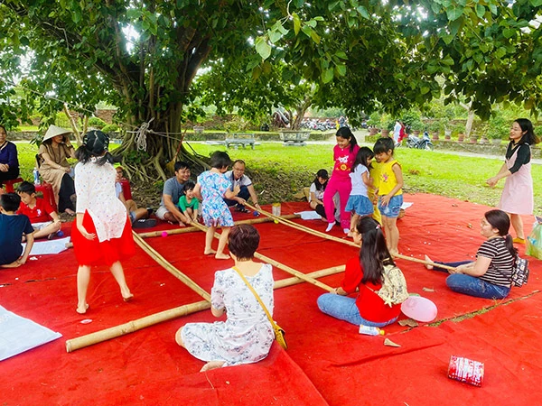 Các trò chơi dân gian luôn là hoạt động rất sôi nổi, hấp dẫn tại Ngày hội Di sản văn hoá Đà Nẵng.