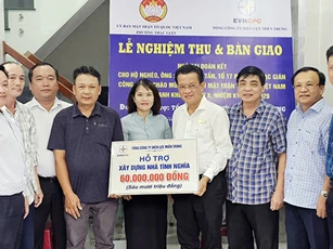 Năm 2025, EVNCPC xây thêm 70 nhà tình nghĩa tại miền Trung - Tây Nguyên