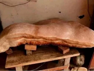 Ông lão lên núi nhặt được một tảng 'đá thịt lợn' lớn, có người ra giá hơn 350 triệu không bán, kết quả thẩm định 'báu vật' này là gì?