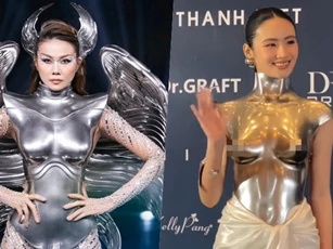 Cùng diện đồ mô phỏng vòng 1 táo bạo, Thanh Hằng được khen, Ý Nhi gây tranh cãi