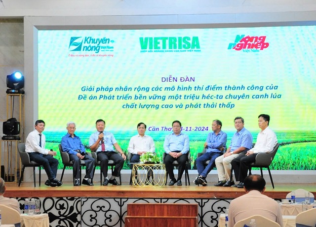 Không thiếu vốn để thực hiện đề án 1 triệu hecta lúa chất lượng cao, phát thải thấp