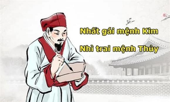 gái mệnh kim, trai mệnh thủy, phong thủy