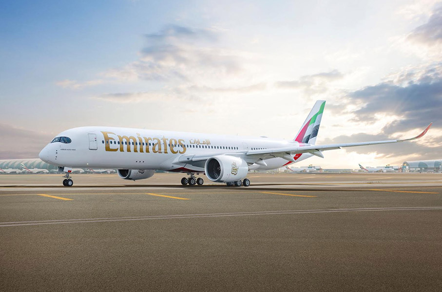 Đội bay Emirates đón chiếc A350-900 đầu tiên