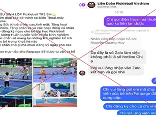 Xuất hiện chiêu lừa mới liên quan Pickleball
