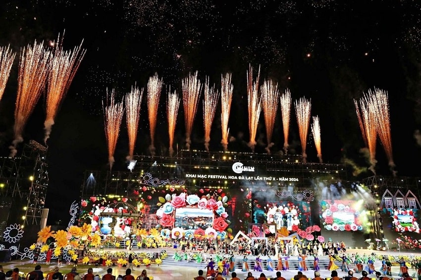 Khai mạc Festival hoa Đà Lạt 2024: Khát vọng vươn lên cùng kỷ nguyên mới 
