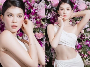 Ngọc Trinh đã quay trở lại ‘đường đua’ sắc đẹp, ‘đốt mắt’ người nhìn trong trang phục cắt xẻ táo bạo