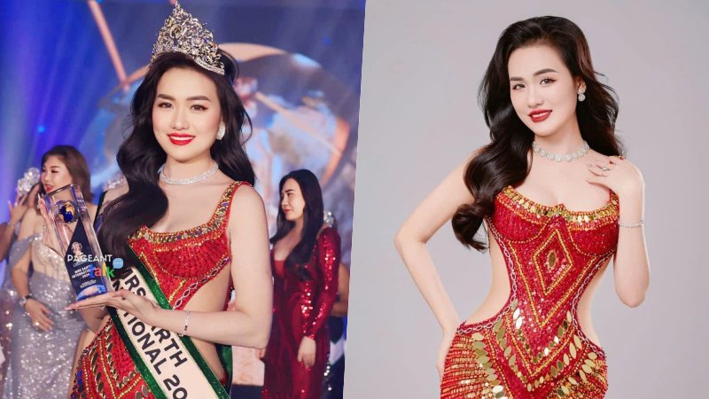 MC đài truyền hình VTC bất ngờ Vũ Thị Hoa bất ngờ đăng quang Mrs Earth International 2024