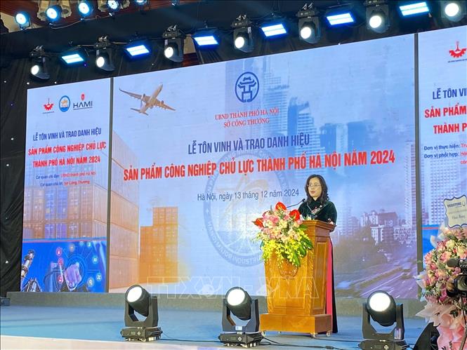 Hà Nội vinh danh 36 sản phẩm công nghiệp chủ lực năm 2024